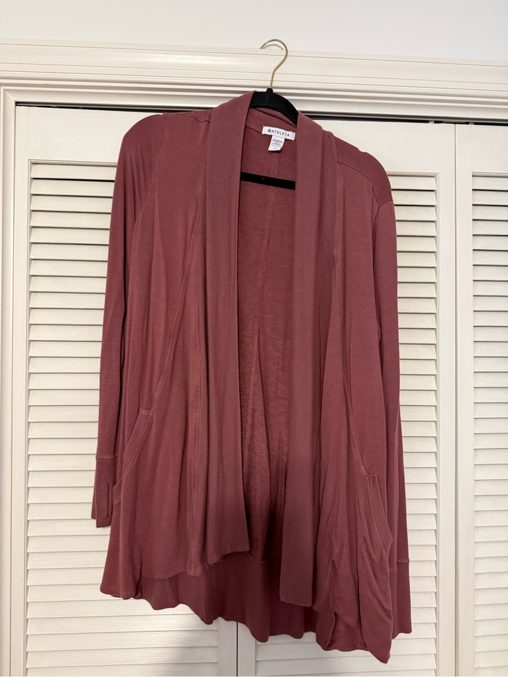 Athleta Praynamaya wrap - Dusty Rose